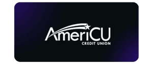 FirstClose logo for AmeriCU Credit Union with a dark background.