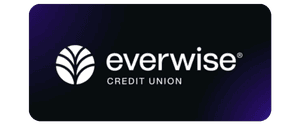 Everwise Credit Union logo with a dark background and white text.